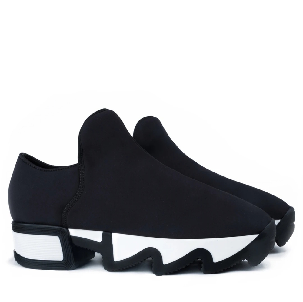 IRI NYC Unisex Black Outline Neoprene Sneakers